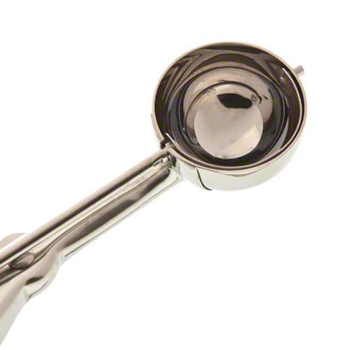 Ambidextrous Stainless Steel Squeeze #50 Disher, 5/8 oz. - Image 3