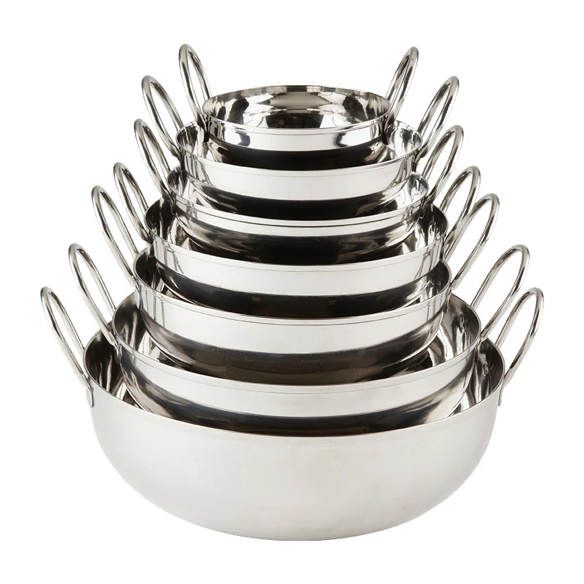 American Metalcraft BD35 10 oz Stainless Steel Balti Dish - Image 3