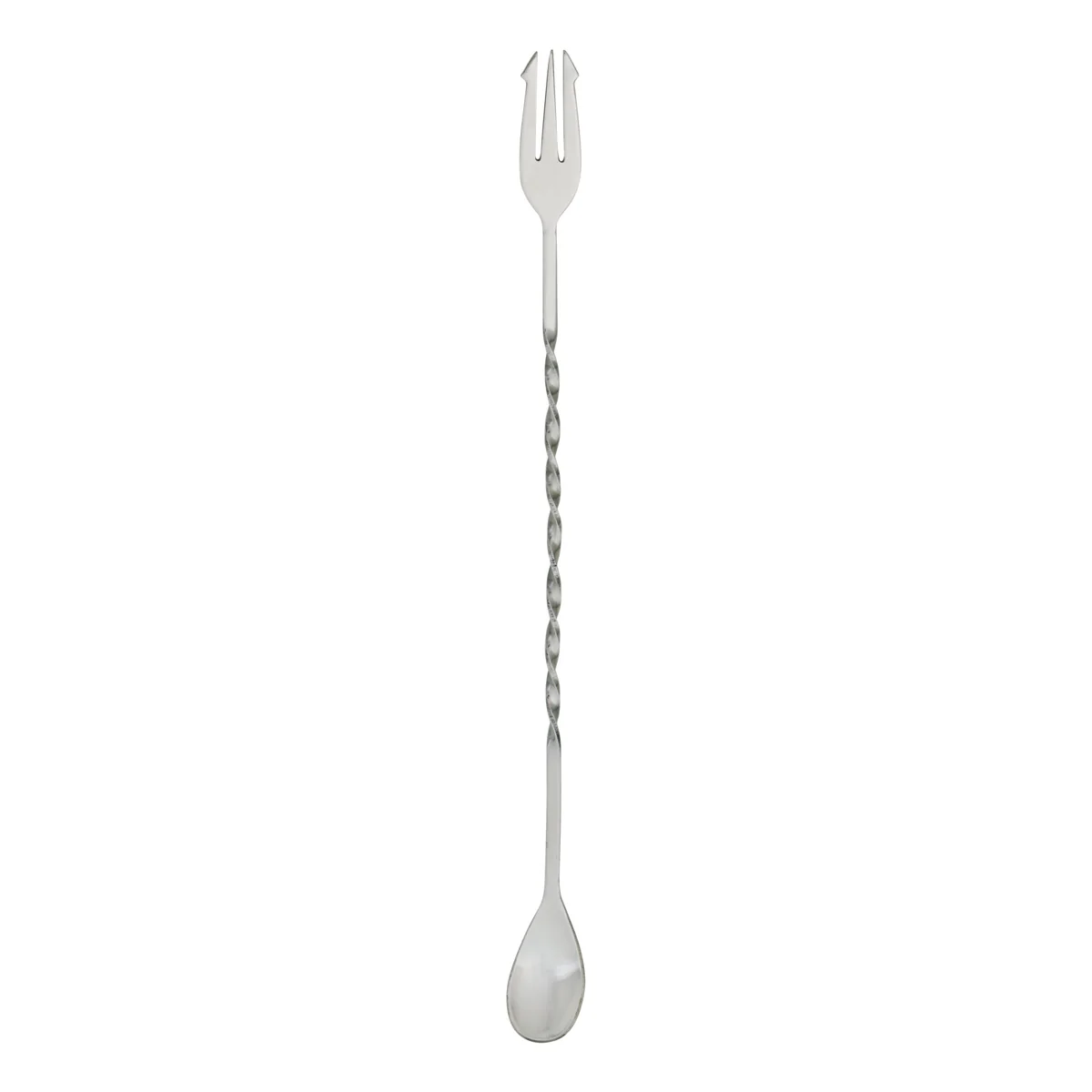 American Metalcraft BS13T Twisted Trident Bar Fork / Spoon, 13" - Image 2
