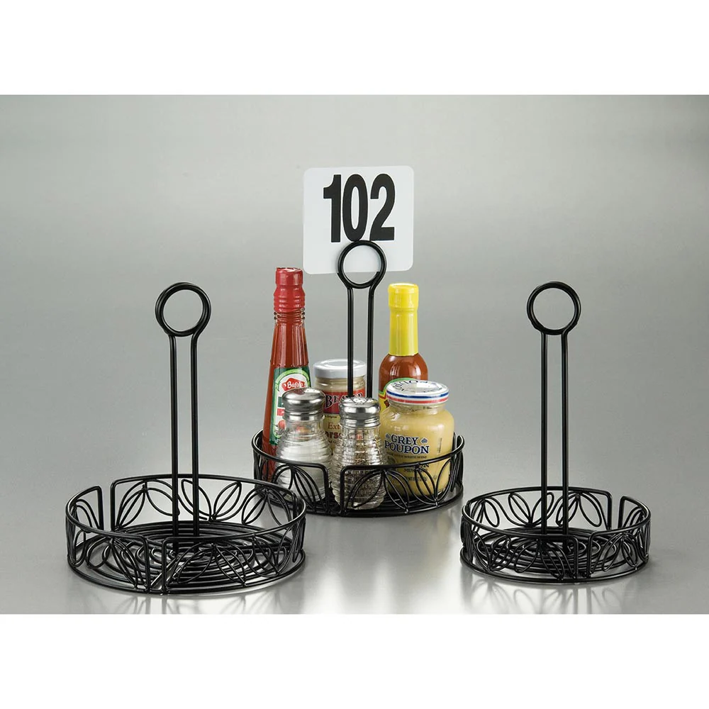American Metalcraft LDCC16 Ironworks Condiment Rack, 6-1/4" - Image 3