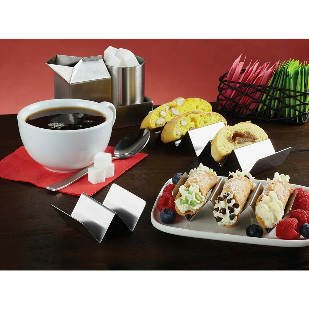 American Metalcraft MTSH3 Mini Taco Holder w/ 2 or 3 Compartments - Image 2