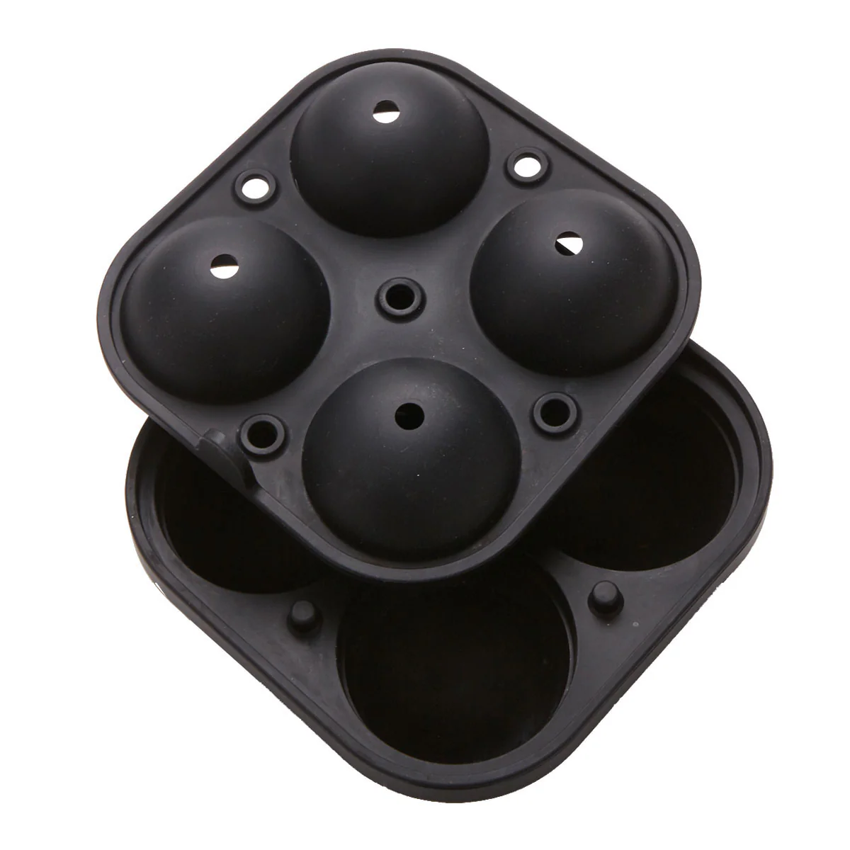 American Metalcraft SMSR4 Silicone 4-Sphere Ice Mold - Image 2