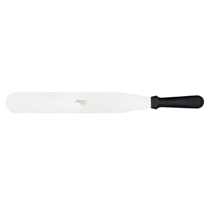 Ateco 1314 Pastry Spatula w/ Black Plastic Handle, 14"