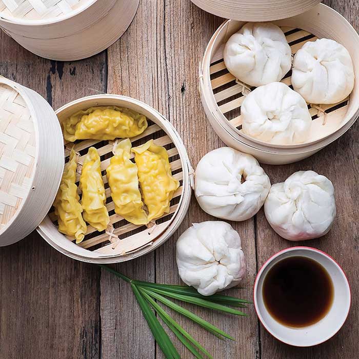 Bamboo Steamer Set w/ Lid, 10" - Image 4