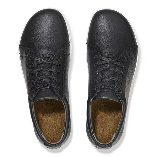 Birkenstock QO500 Sneaker, Black Leather with Black Laces, Men's 12-12.5 - Image 3