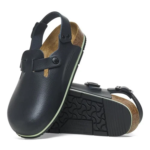 Birkenstock Tokio Pro Clog, Black Leather, Men's 11-11.5 - Image 2