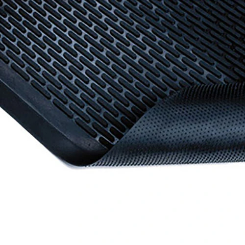 Cactus Mat 1625M-C35 Ridge Scraper Heavy Duty Rubber Safety Mat, Black, 3' x 5' - Image 2