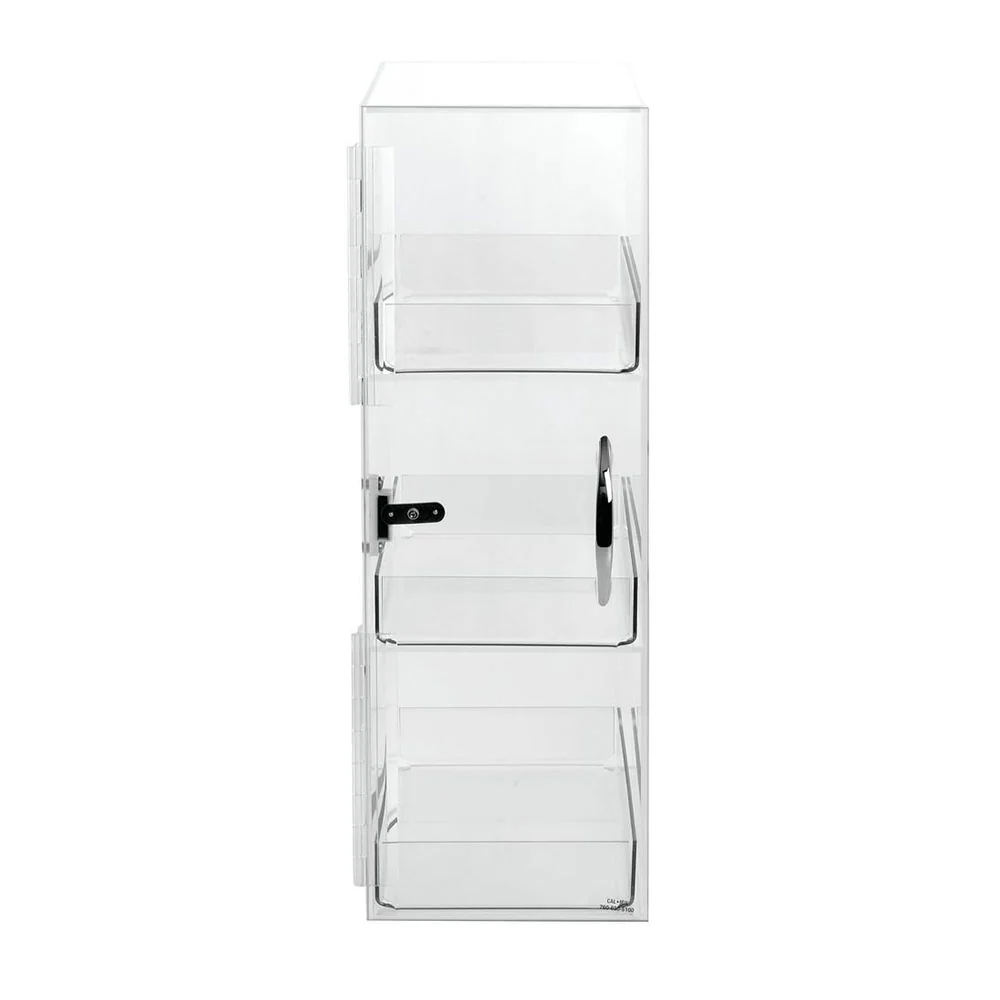 Cal-Mil 1204 Classic Acrylic Bread Case, 3-Tier, Clear - Image 2