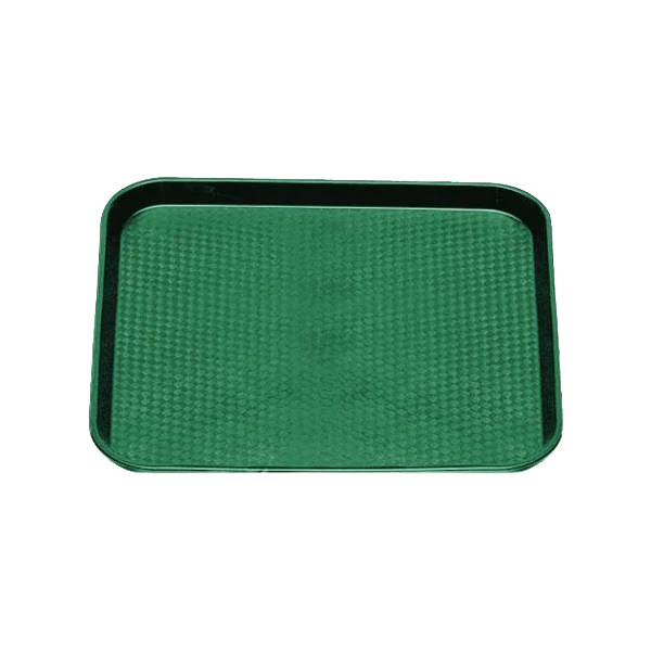 Cambro 1014FF119 Fast Food Tray, Sherwood Green, 14" x 10" - Image 2