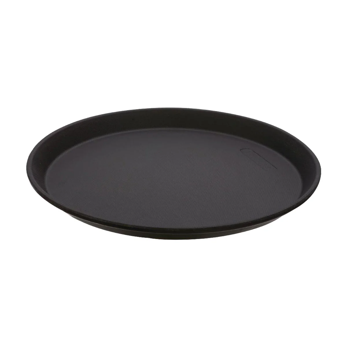 Cambro 1100CT110 Camtread Round Server Tray, Black, 11" - Image 2