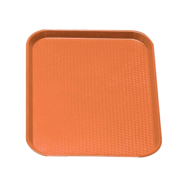 Cambro 1216FF166 Fast Food Tray, Orange, 16" x 12" - Image 2