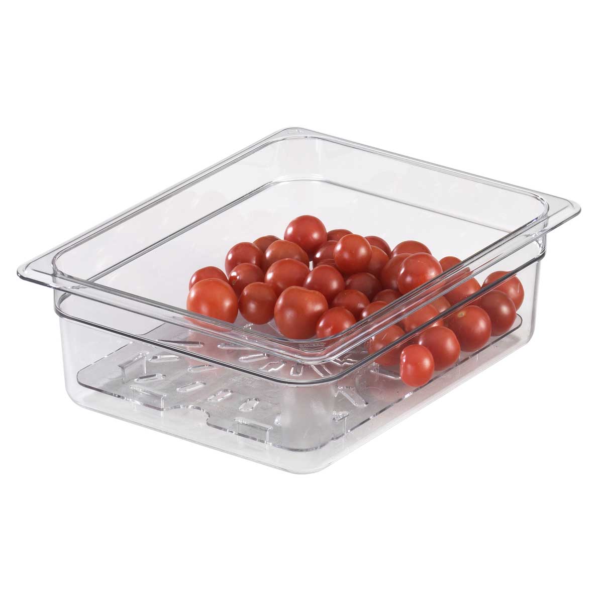 Cambro 20CWD135 Camwear Drain Shelf, Clear, 1/2 Size - Image 2