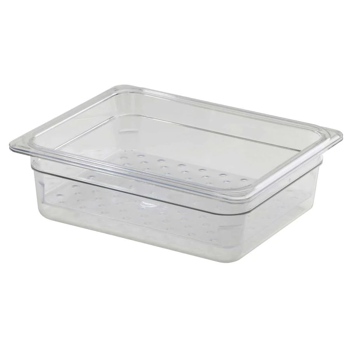 Cambro 23CLRCW135 Clear Colander Food Pan, 1/2 Size, 3" Deep - Image 3