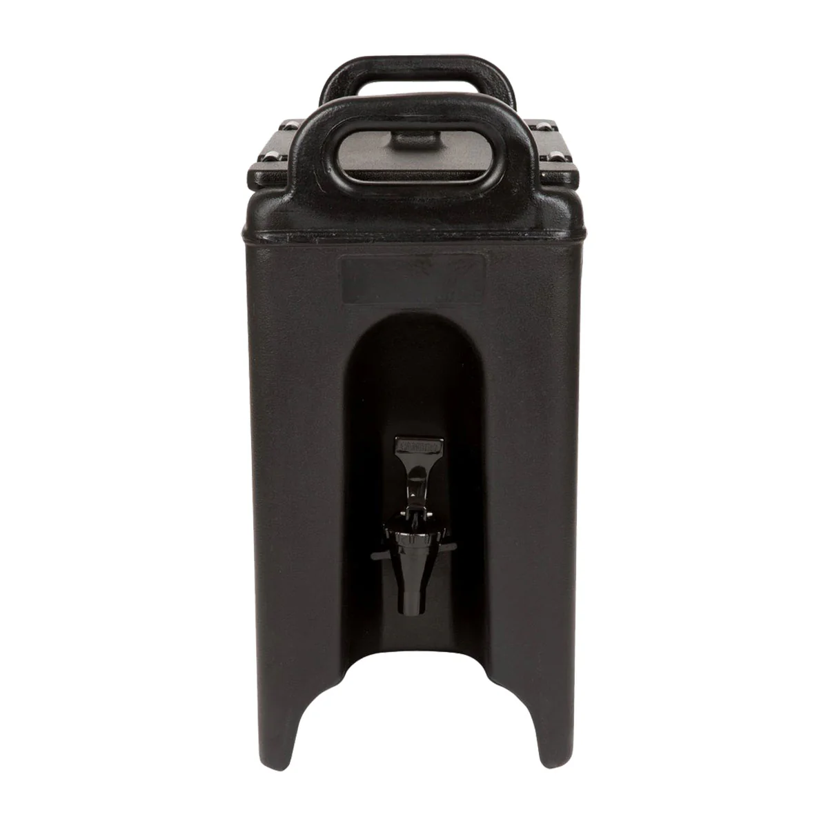 Cambro 250LCD110 Camtainer Beverage Dispenser, Black, 2.5 gal. - Image 2