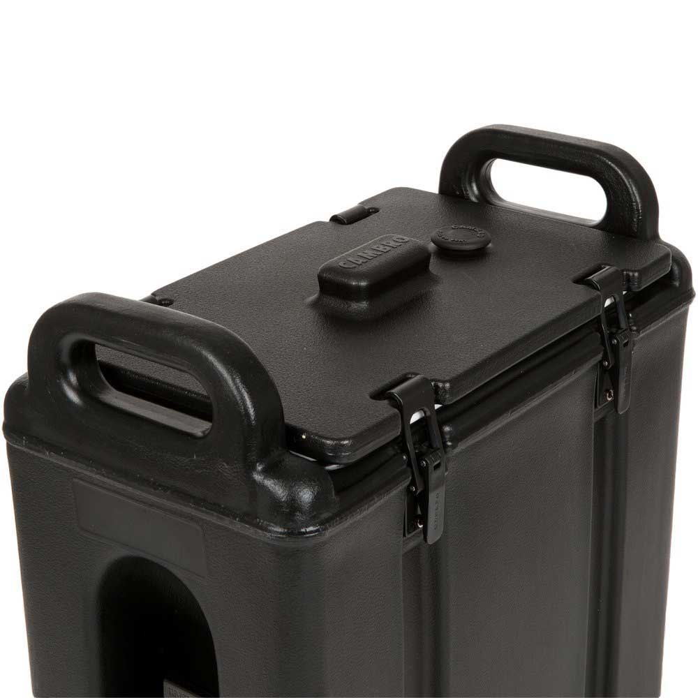 Cambro 250LCD110 Camtainer Beverage Dispenser, Black, 2.5 gal. - Image 4