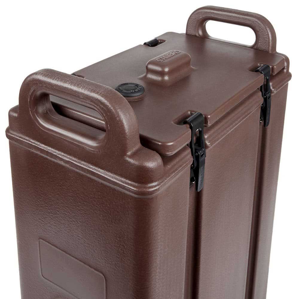 Cambro 250LCD131 Camtainer Beverage Dispenser, Dark Brown, 2.5 gal. - Image 3