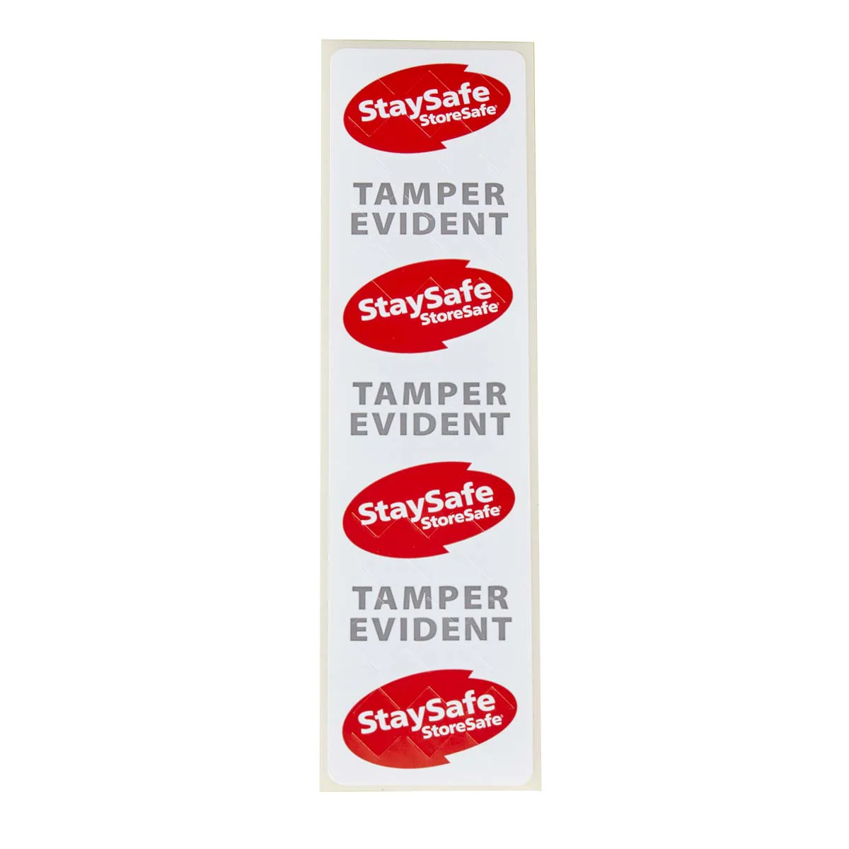 Cambro 26SSTELB6250 StaySafe Tamper Evident Label, 1-1/2" x 6", Pack of 250 Labels - Image 2