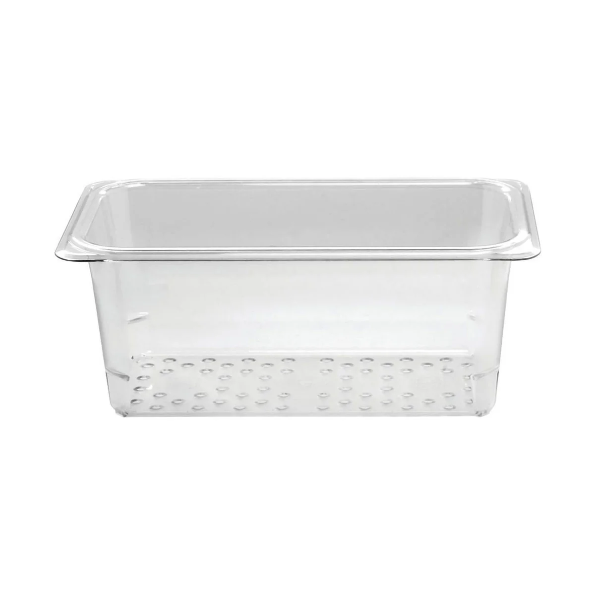 Cambro 35CLRCW135 Camwear 1/3 Size Colander Food Pan, Clear, 5" Deep - Image 2