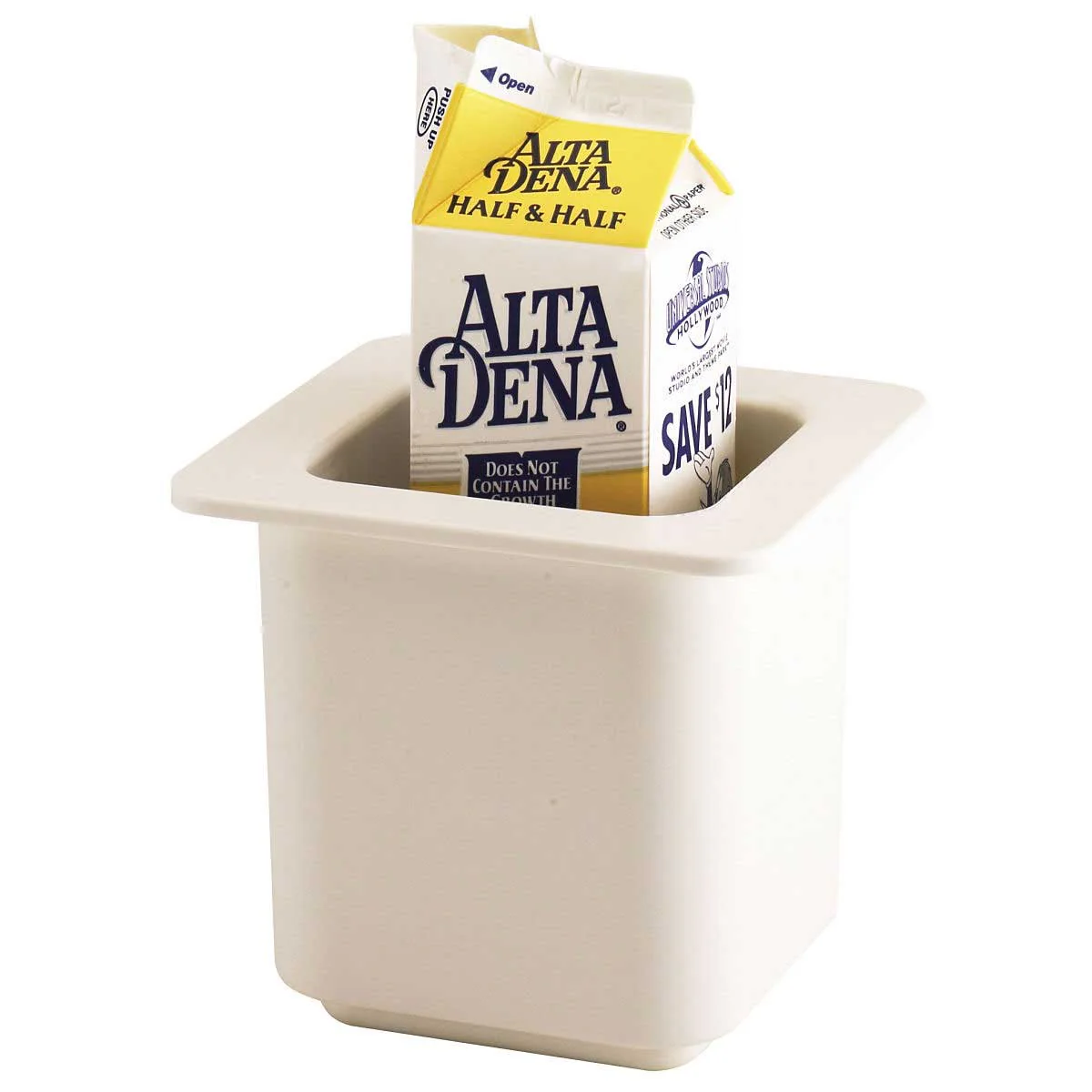 Cambro 66CF148 ColdFest Pan, White, 1/6 Size - Image 2