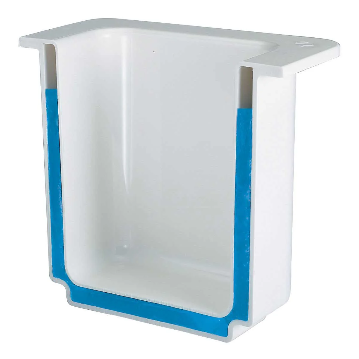 Cambro 66CF148 ColdFest Pan, White, 1/6 Size - Image 3