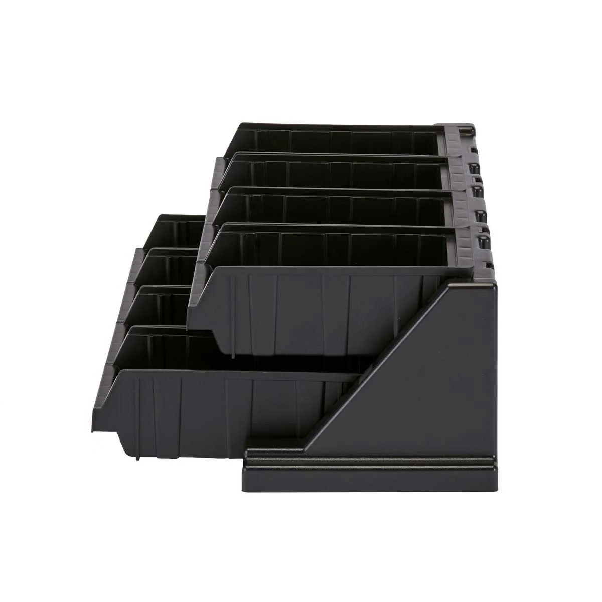 Cambro 8RS8110 Versa Organizer Rack, Black, 8 Bins - Image 3