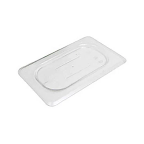 Cambro 90CWC135 Camwear Flat Food Pan Lid, Clear, 1/9 Size - Image 2