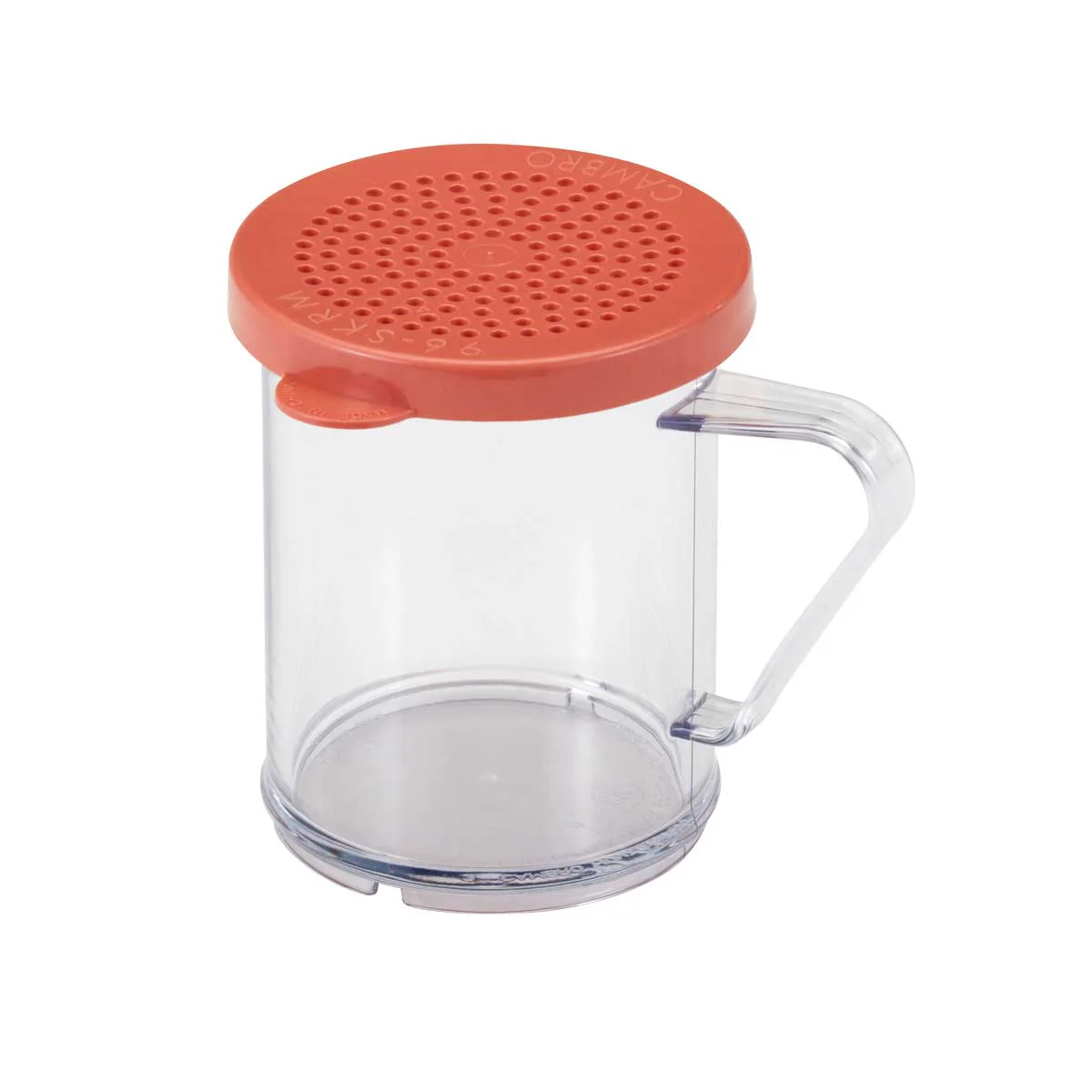 Cambro 96SKRLM408 Camwear Replacement Medium Ground Lid, Rose - Image 2