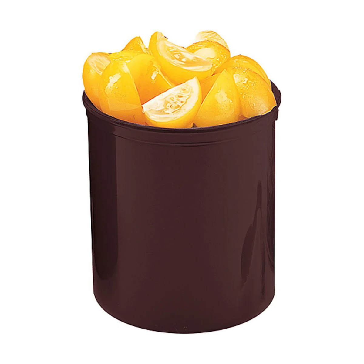 Cambro CP12195 Crock w/ Lid, Reddish Brown, 1.2 qt. - Image 2