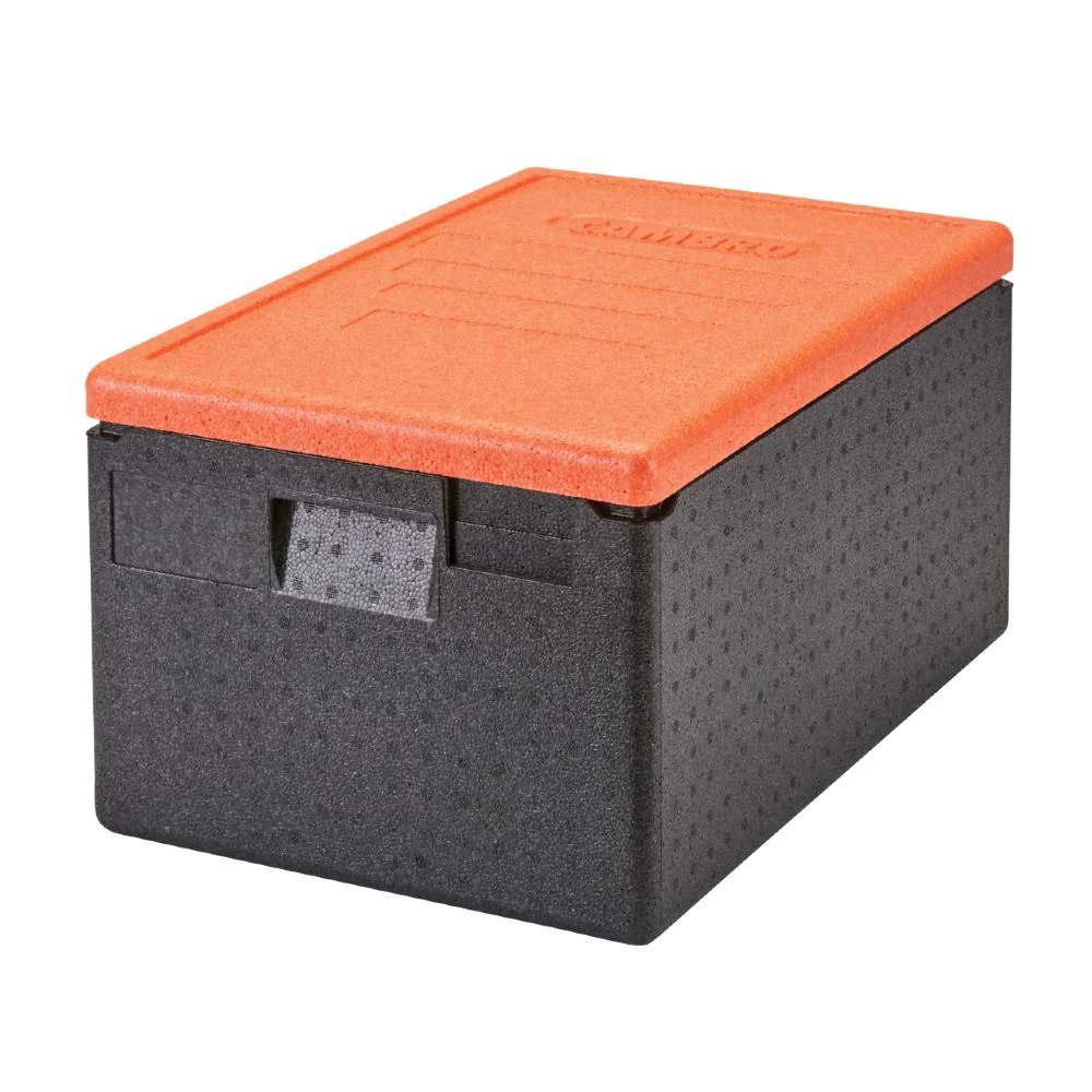 Cambro EPP180LID363 Cam GoBox Insulated Food Pan Carrier Lid, Orange - Image 2