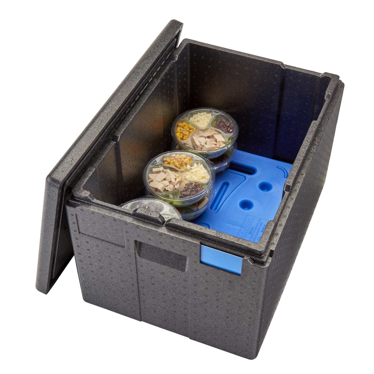 Cambro EPP180XLTSW Cam GoBox Insulated Food Carrier, Black - Image 2