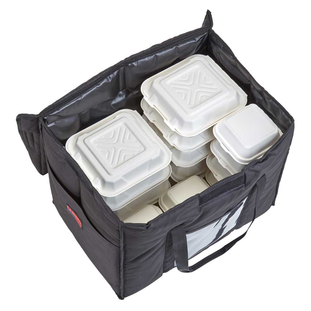 Cambro GBD211417110 GoBag Delivery Bag, Large, Black, 21" x 14" - Image 3