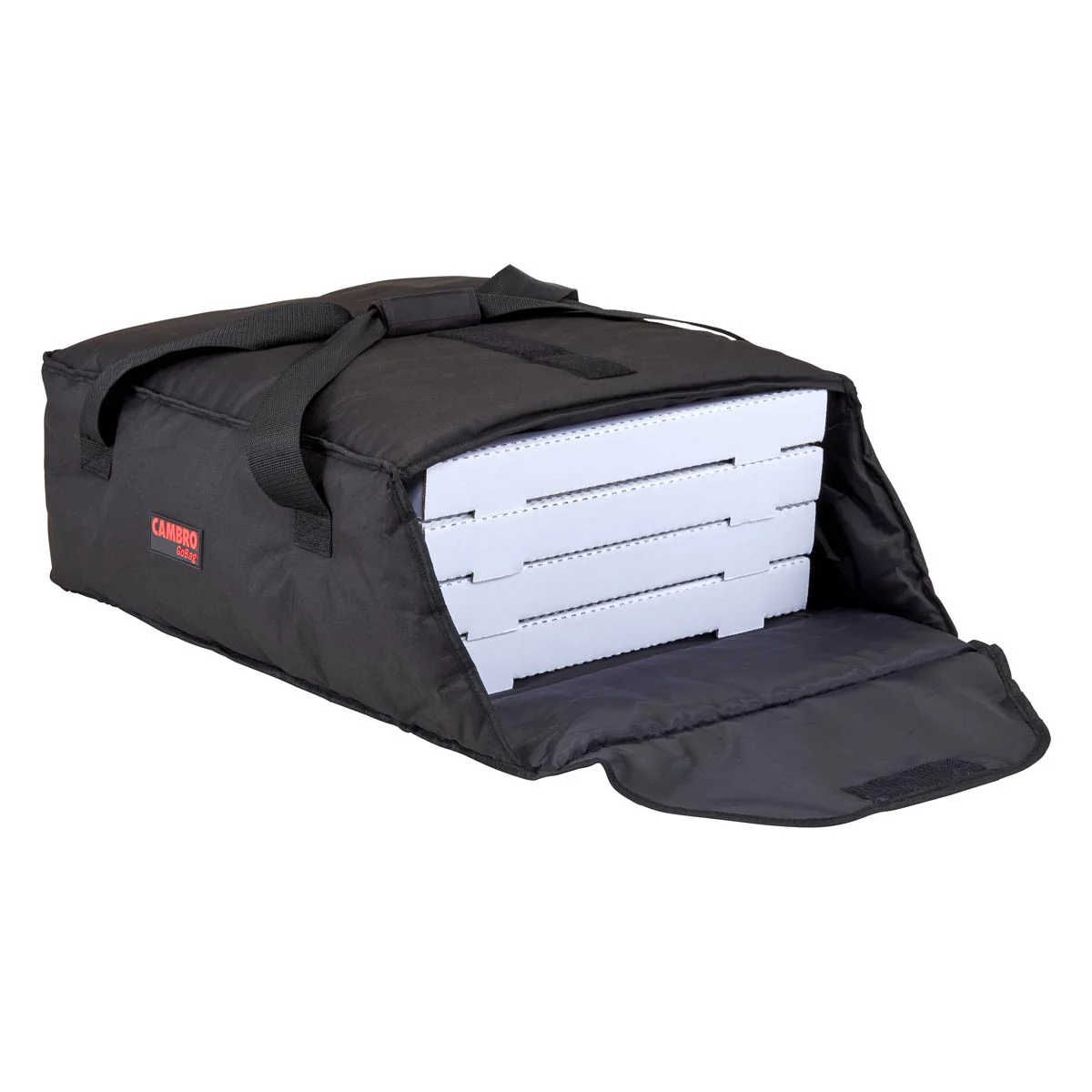 Cambro GBP318110 Standard GoBag Pizza Delivery Bag, Black, 17-1/2" x 20" - Image 3