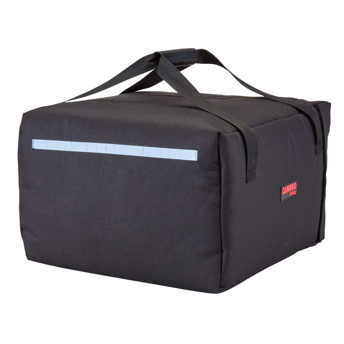 Cambro GBP518110 Standard GoBag Pizza Delivery Bag, Black, 19-1/2" x 19-1/2" - Image 2