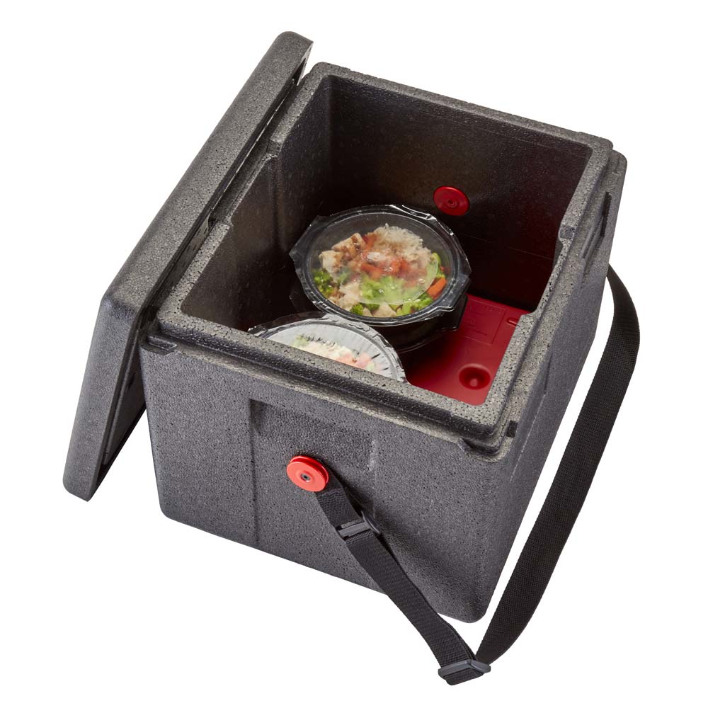 Cambro HP2632444 Half-Size Camwarmer, Fire Red - Image 2
