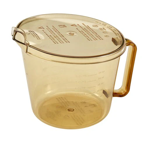 Cambro MCCH150 High Heat Cover, Amber, Fits 2 & 4 qt. Cups - Image 2