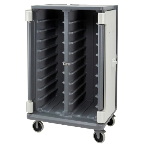 Cambro MDC1520T20 Meal Delivery Cart, Tall Profile, 20 Trays, Granite Gray - Image 4