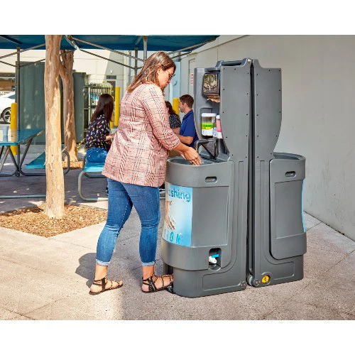 Cambro MHWS18615 Mobile Hand Sink Station, 18 Gallons - Image 4