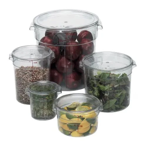 Culinary Essentials RFSCW8135 Round Storage Container, Clear, 8 qt. - Image 4