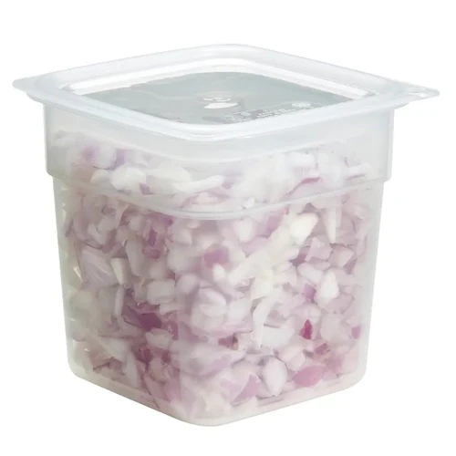 Cambro SFC1FPPP190 CamSquare Seal Cover for 1/2 & 1 qt. Containers - Image 3