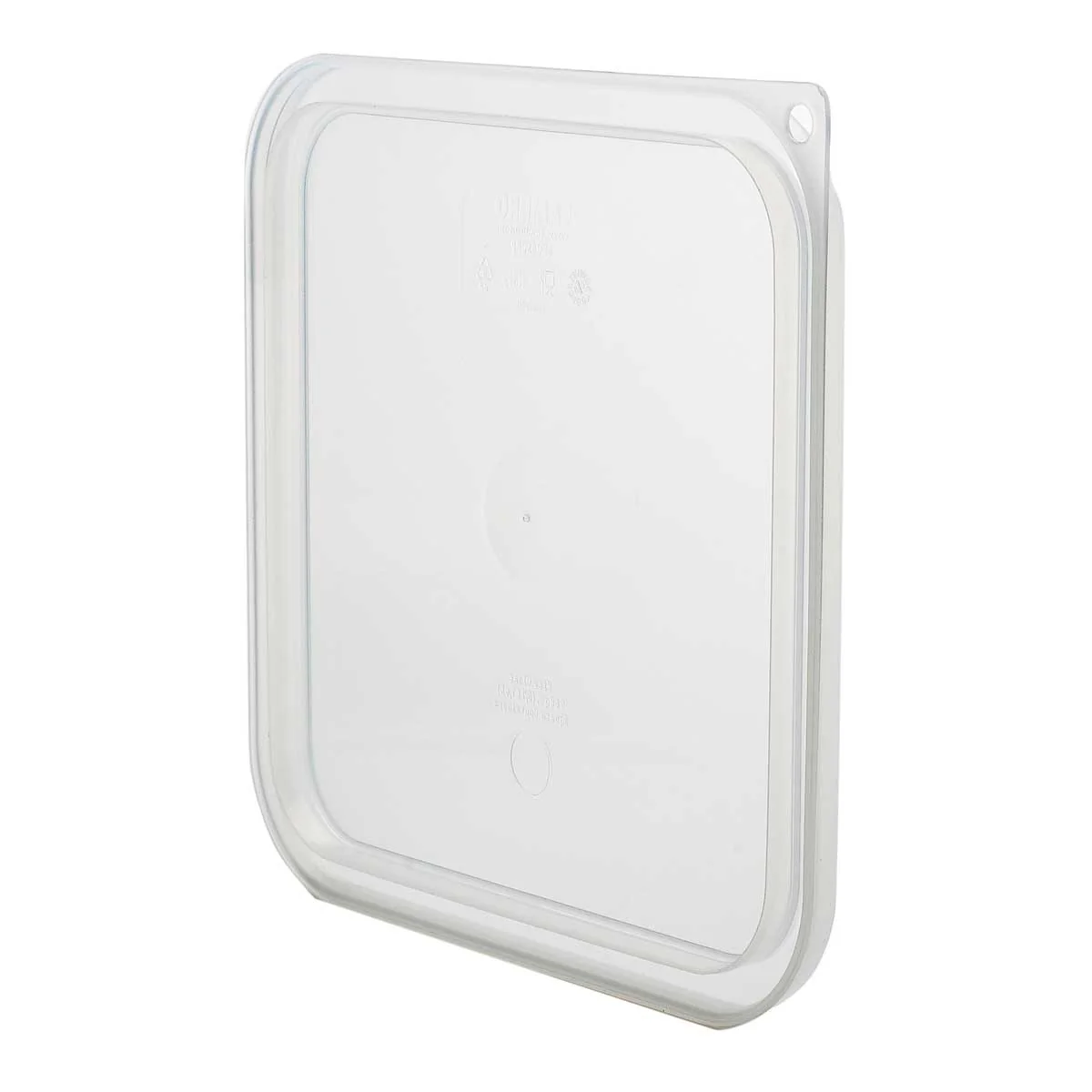 Cambro SFC6SCPP190 Camwear CamSquares Seal Cover, Translucent, 6 & 8 qt. - Image 2
