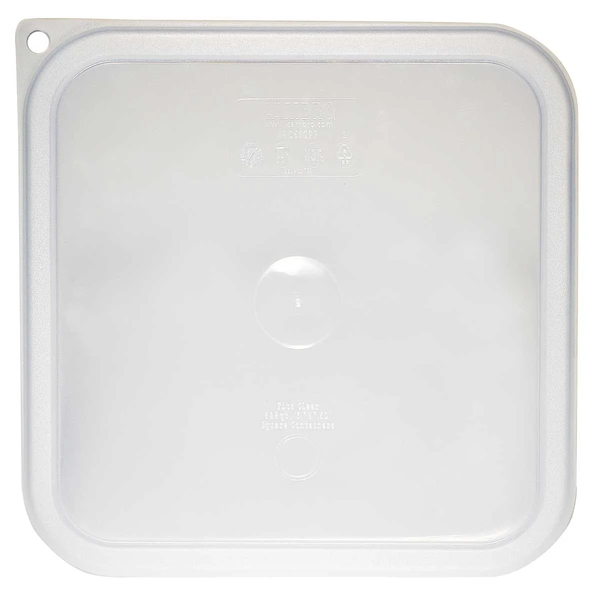 Cambro SFC6SCPP190 Camwear CamSquares Seal Cover, Translucent, 6 & 8 qt. - Image 3