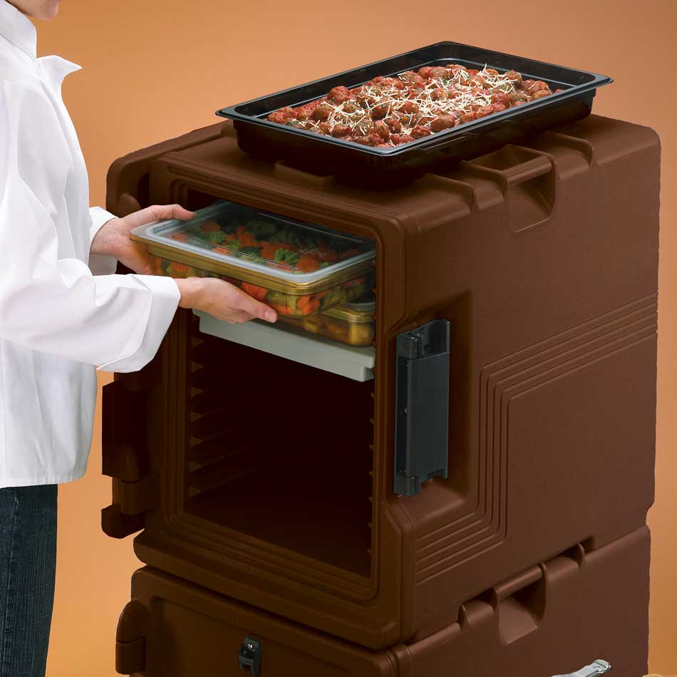 Cambro UPCS400131 S-Series Ultra Pan Carrier, Dark Brown - Image 4