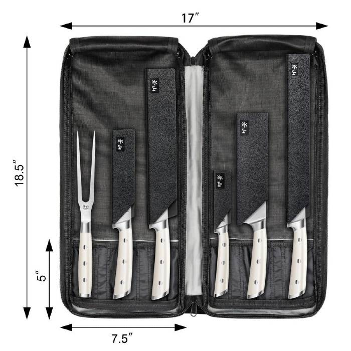 Cangshan Cutlery 1023718 S Series German Steel Forged 7-Piece BBQ Knife Set - Image 2