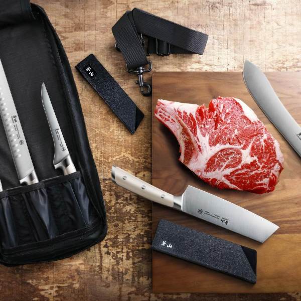 Cangshan Cutlery 1023718 S Series German Steel Forged 7-Piece BBQ Knife Set - Image 4
