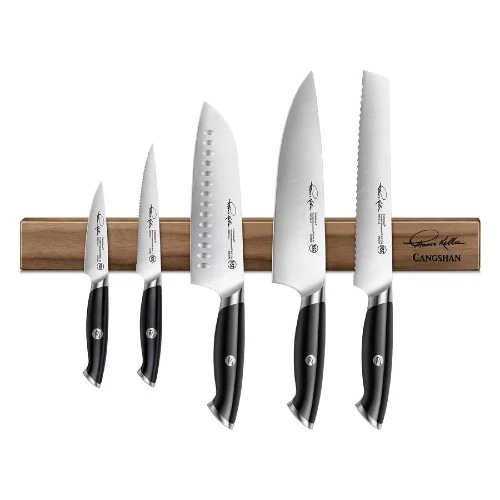 Cangshan TK Series 1023862 Walnut Magnetic Knife Bar - Image 3