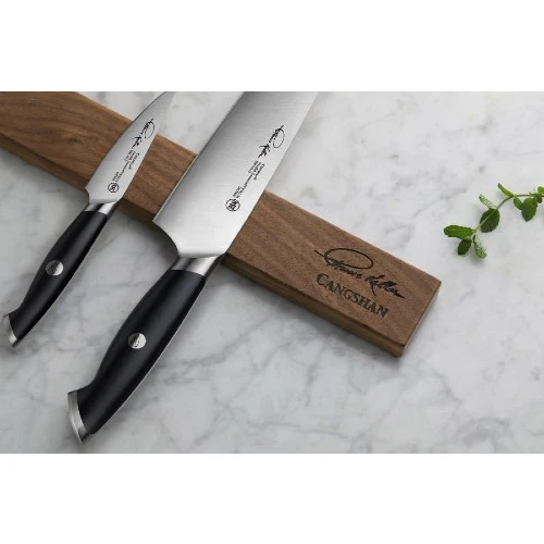 Cangshan TK Series 1023862 Walnut Magnetic Knife Bar - Image 4