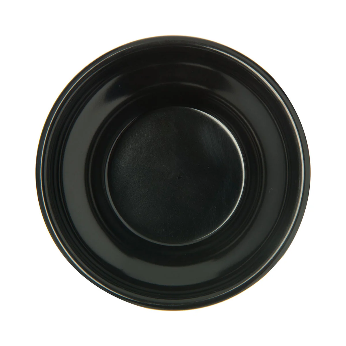 Carlisle 087503 Melamine Salsa Dish Ramekin, Black, 5 oz. - Image 2