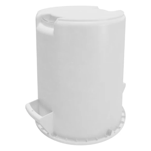 Carlisle 84102102 Bronco Round Waste Bin / Food Container, White, 20 gal. - Image 3