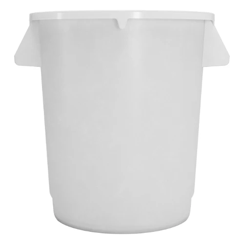 Carlisle 84103202 Bronco Round Waste Bin / Food Container, White, 32 gal. - Image 2