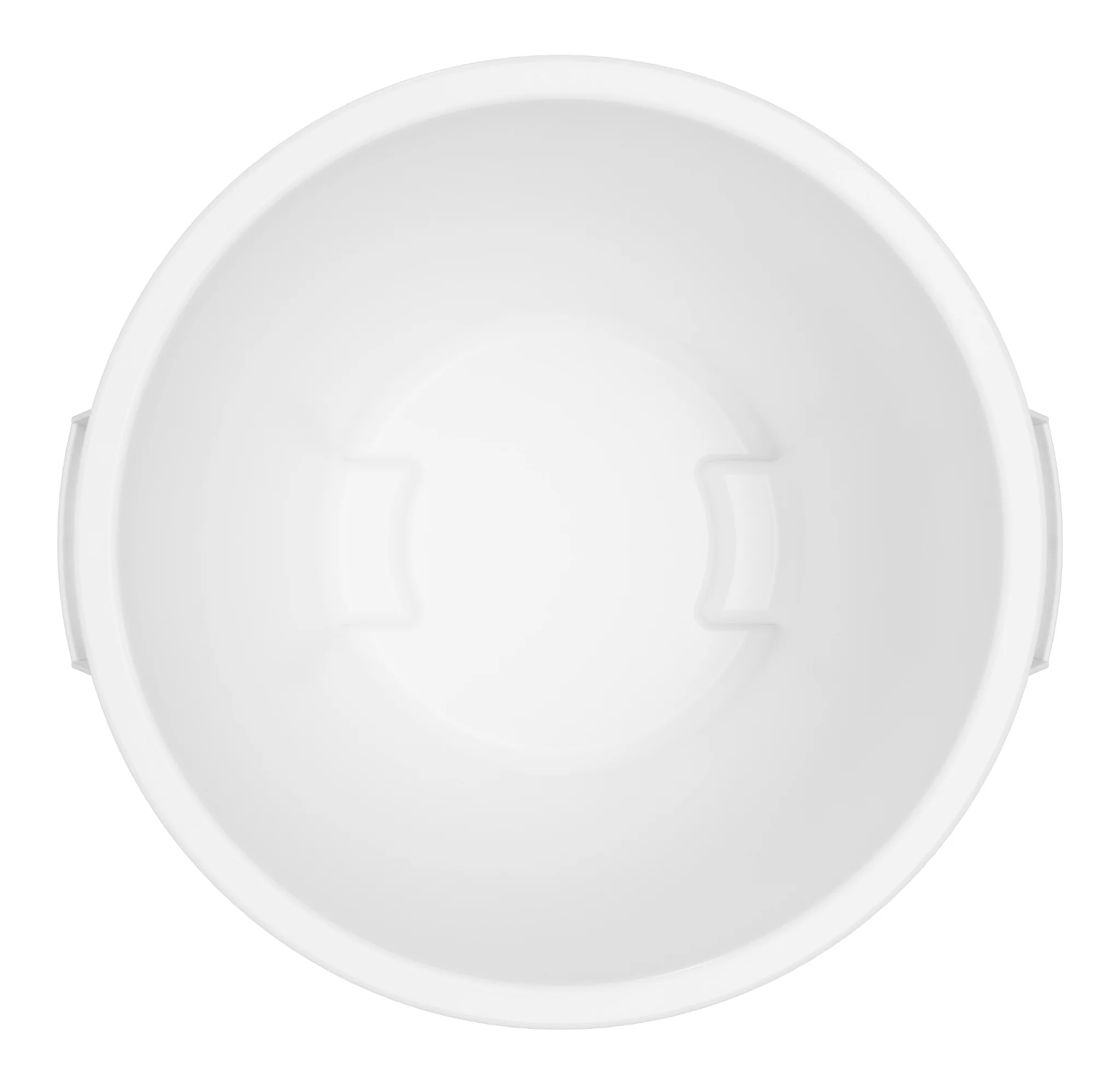 Carlisle 84103202 Bronco Round Waste Bin / Food Container, White, 32 gal. - Image 5